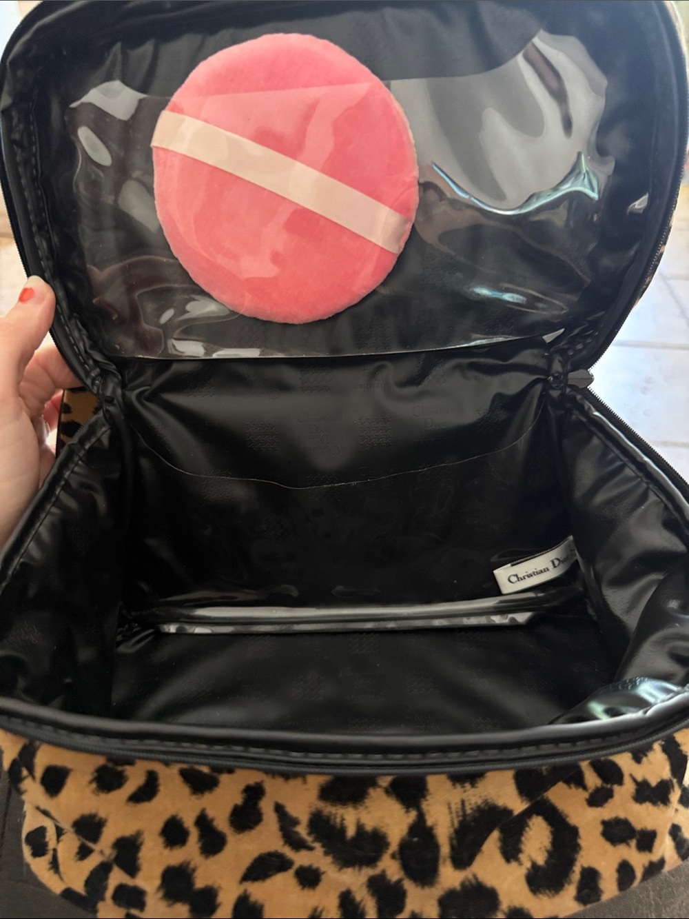 VINTAGE LIKE NEW , DIOR New Old Stock" (NOS) Vanity Train Case Set. - Picture 4 of 9